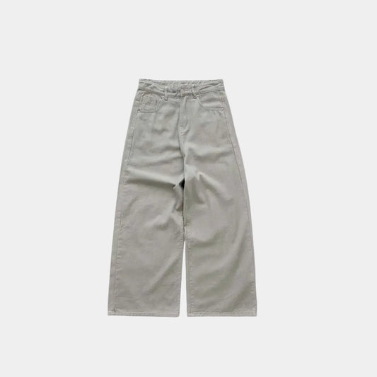 Whose Stone Grey Loose Pleat