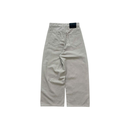 Whose Stone Grey Loose Pleat