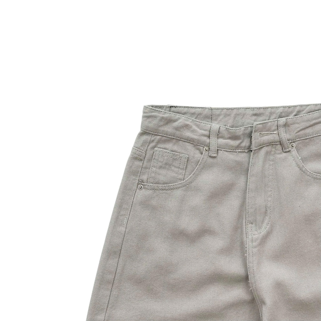 Whose Stone Grey Loose Pleat