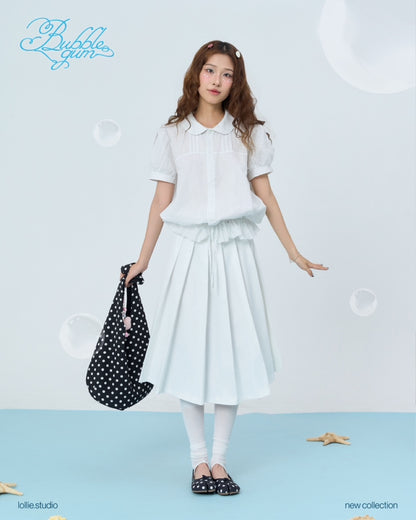 Lollie.Studio Pleated Midi Skirt