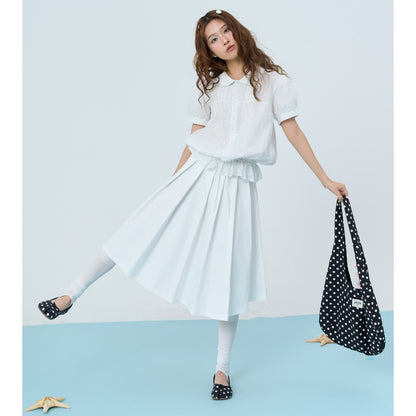 Lollie.Studio Pleated Midi Skirt