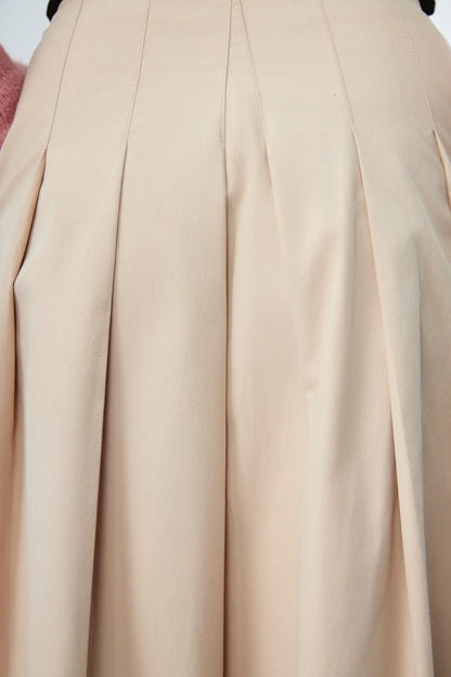Libe Pleated Midi Skirt (Pre-order)