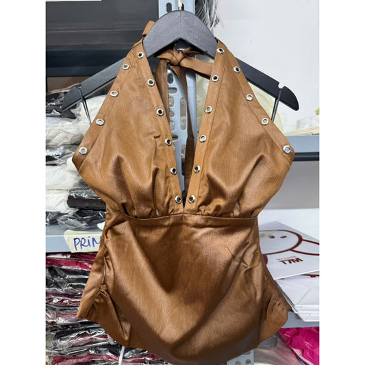 Secodee Pousee Halter Top