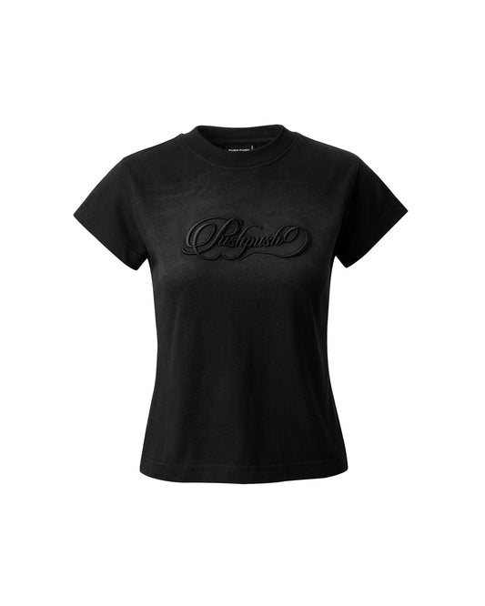 Push Push Pp Embroidered Baby Tee (Pre-order)