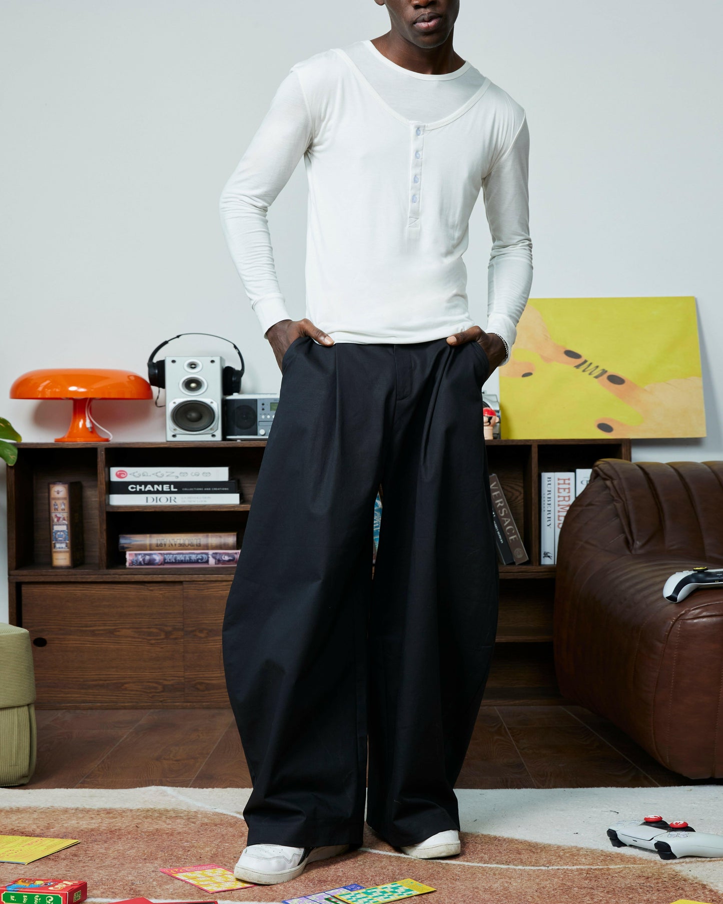 Push Push Pp Khaki Pants (Pre-order)