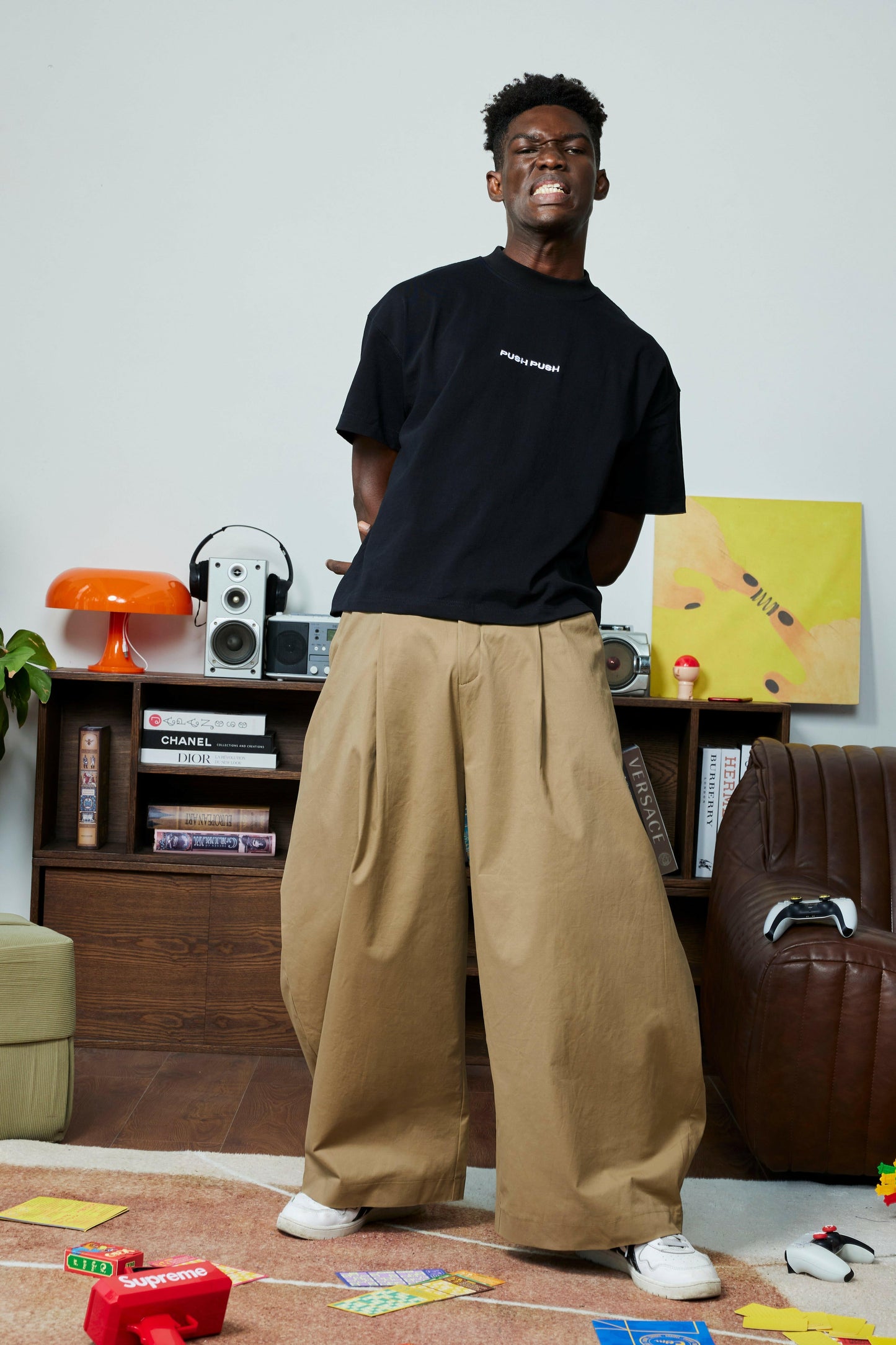 Push Push Pp Khaki Pants (Pre-order)
