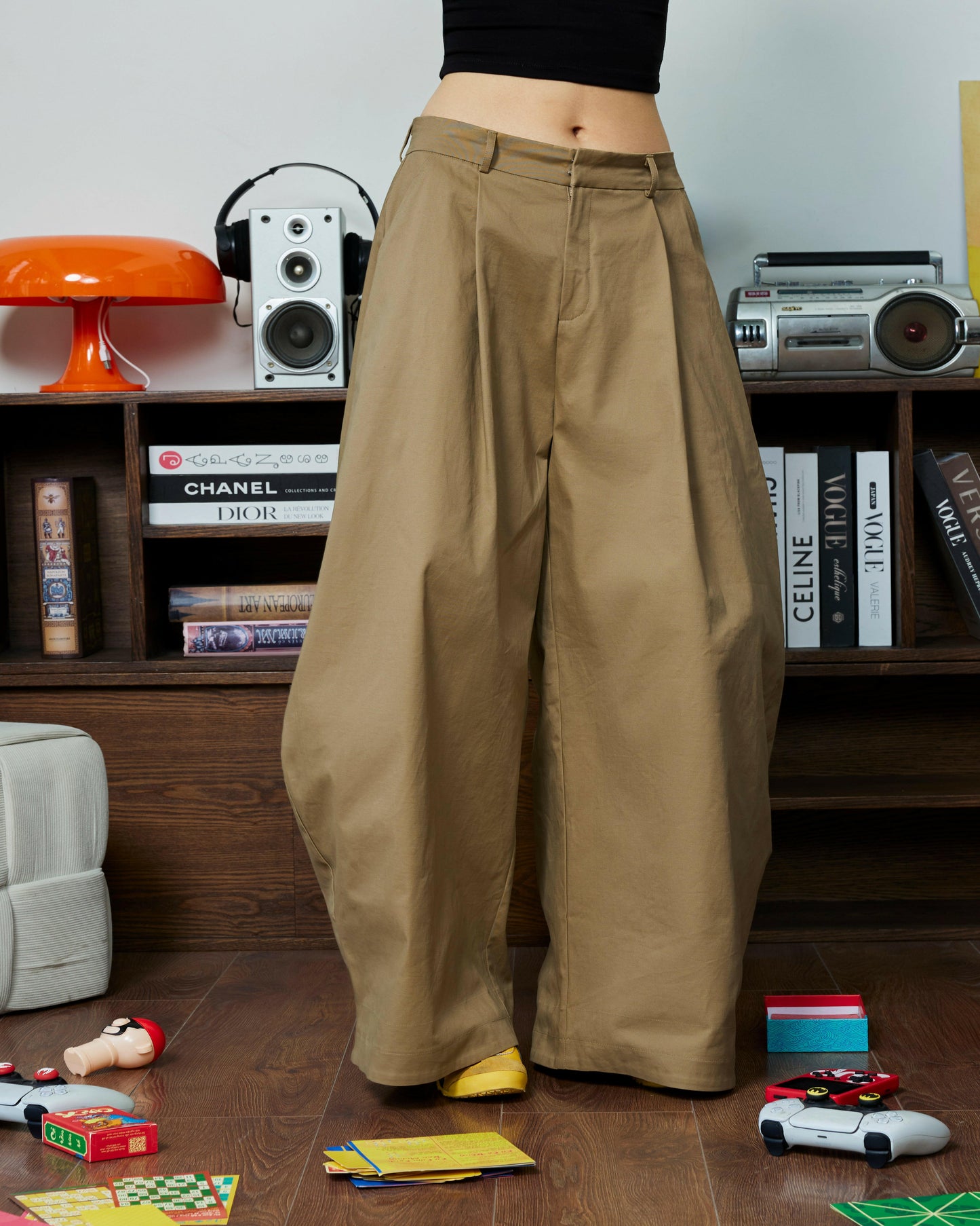 Push Push Pp Khaki Pants (Pre-order)
