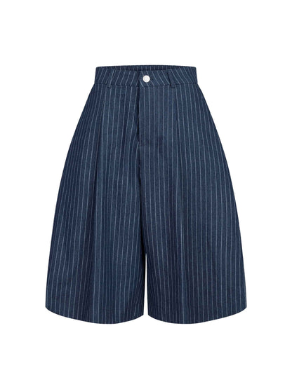 Push Push Pp Pinstripe Jort (Pre-order)