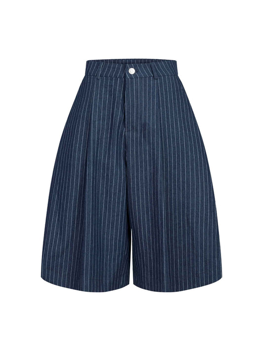 Push Push Pp Pinstripe Jort (Pre-order)