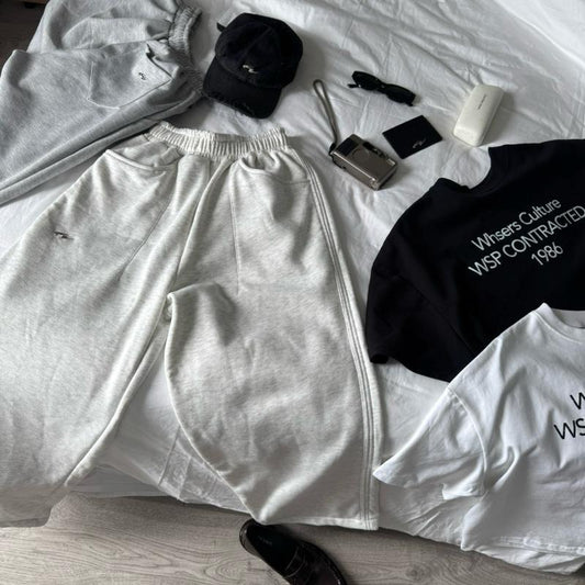 WHOSE Premium Cotton Fleece Sweatpants – Anti-Pilling (Pre-order)