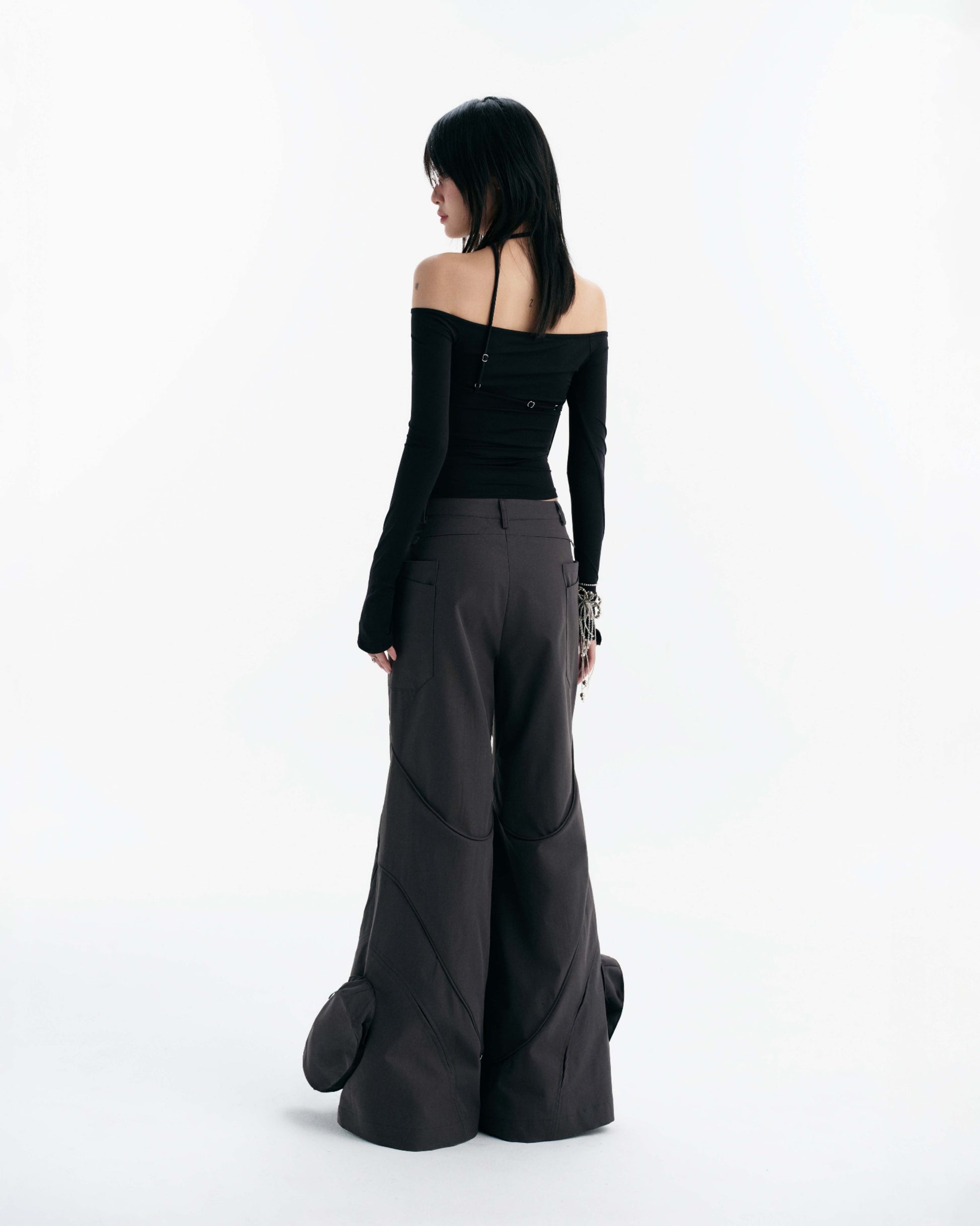 Bunny Hill Prism Pants (Grey) (Pre-order) - Em Clothing