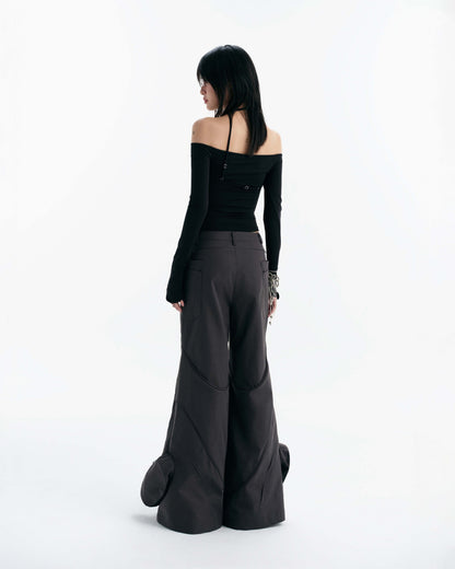 Bunny Hill Prism Pants (Grey) (Pre-order) - Em Clothing