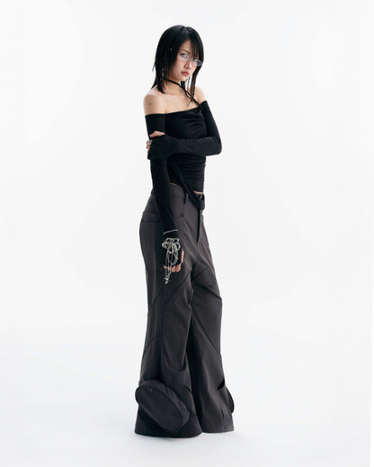 Bunny Hill Prism Pants (Grey) (Pre-order) - Em Clothing