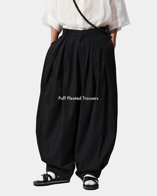Hypnotism Puff Pleated Trousers