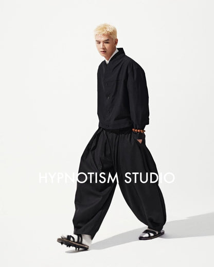 Hypnotism Puff Pleated Trousers