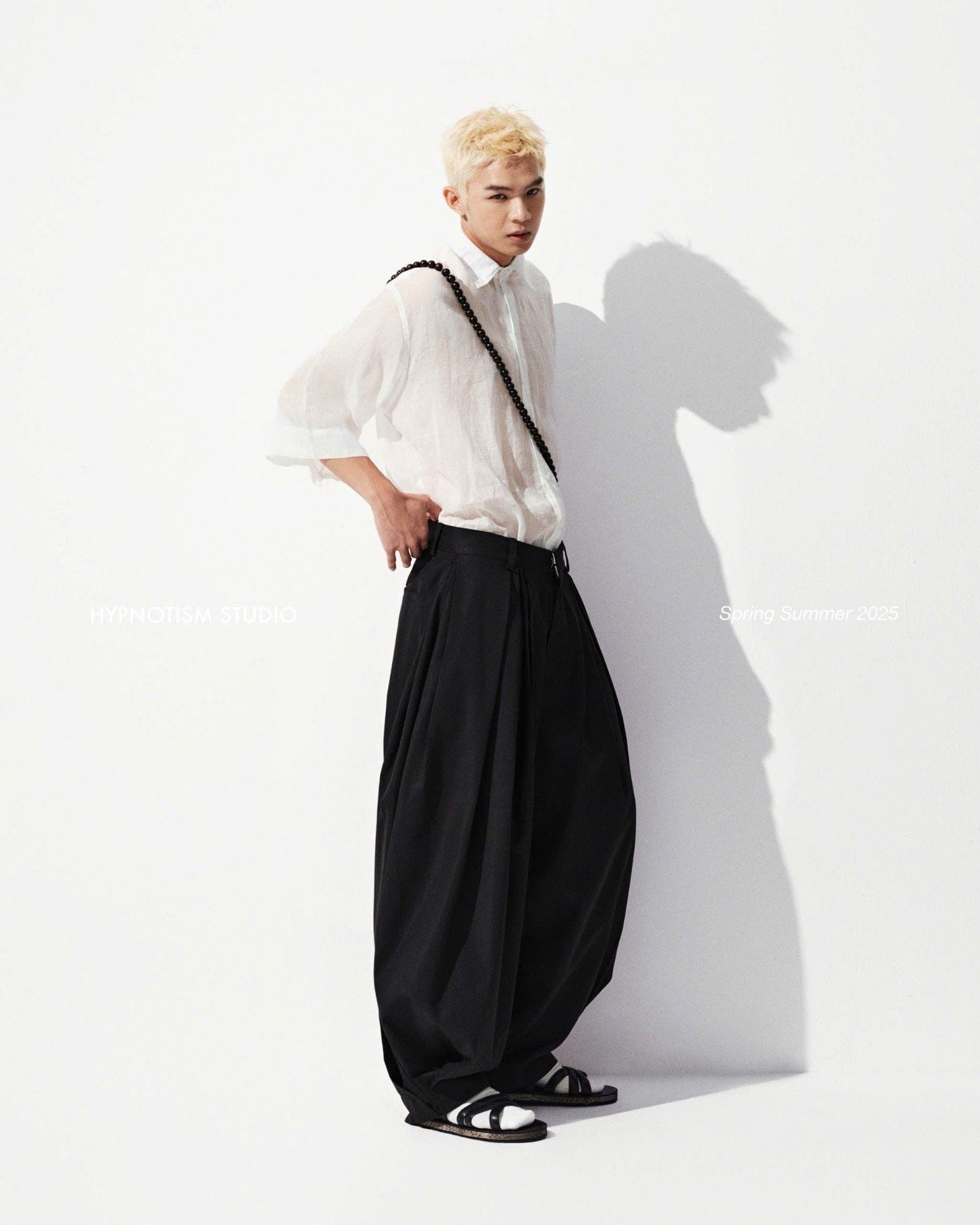 Hypnotism Puff Pleated Trousers