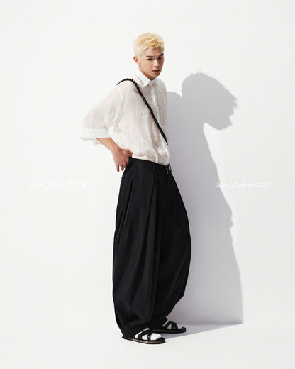 Hypnotism Puff Pleated Trousers