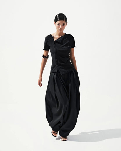 Hypnotism Puff Pleated Trousers