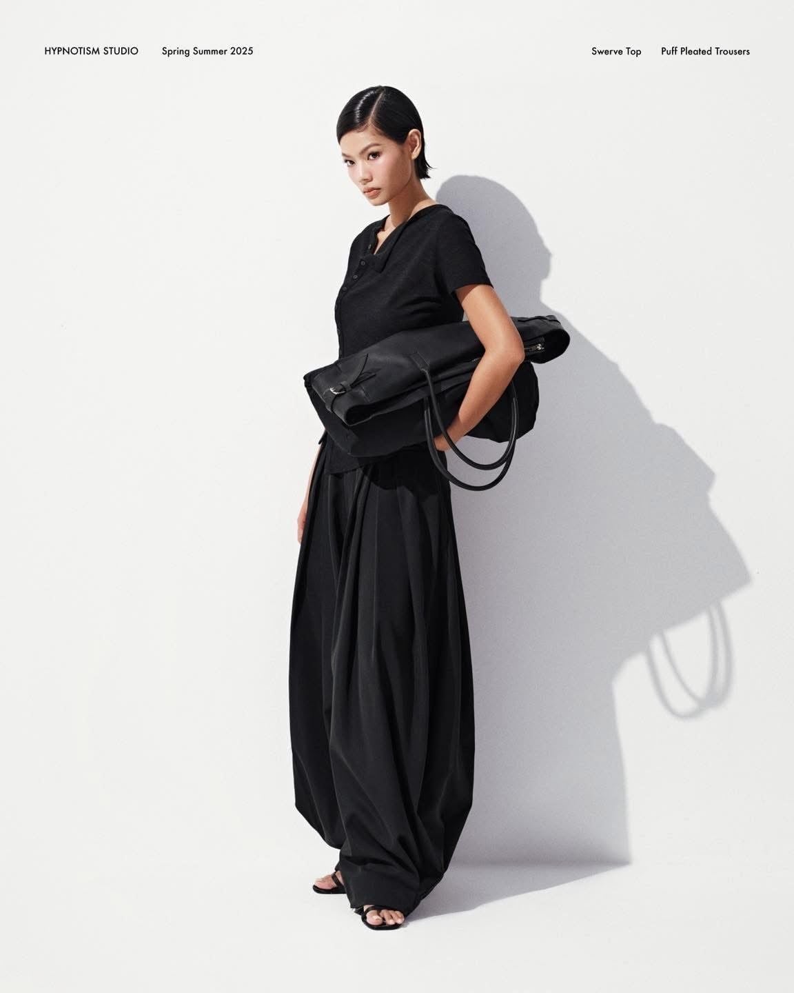 Hypnotism Puff Pleated Trousers