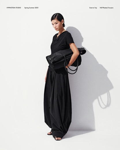 Hypnotism Puff Pleated Trousers