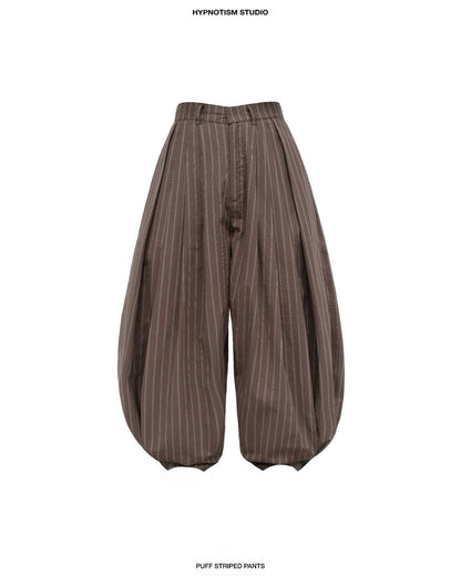 Hypnotism Puff Striped Pants