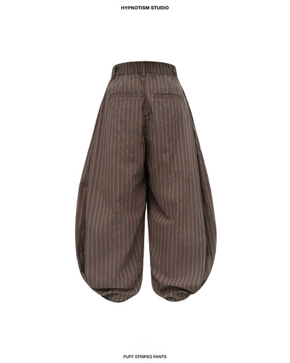 Hypnotism Puff Striped Pants