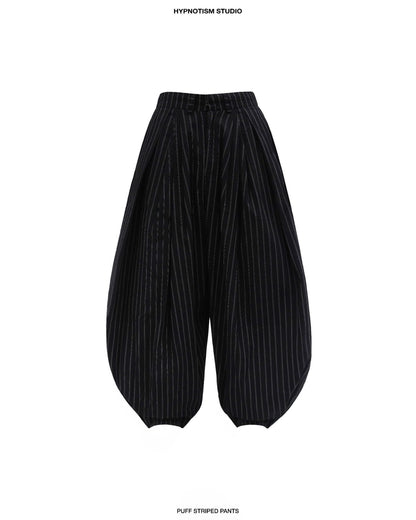 Hypnotism Puff Striped Pants