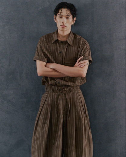 Hypnotism Puff Striped Pants