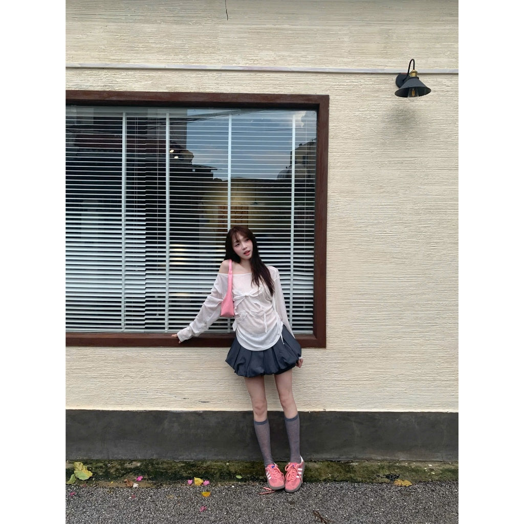 Kill System Pumpkin Mini Skirt