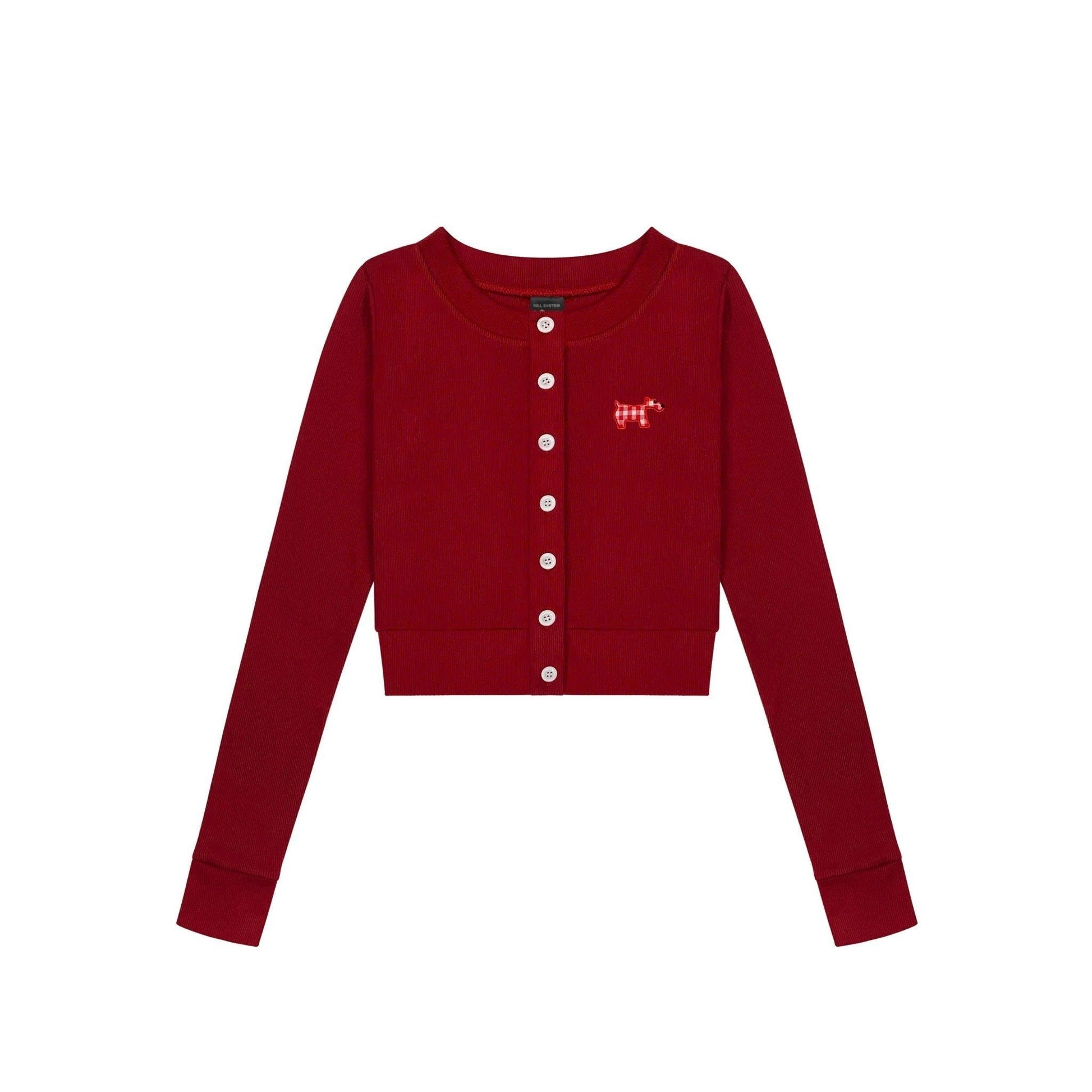 Kill System Puppy Cardigan (Pre-order) - Em Clothing