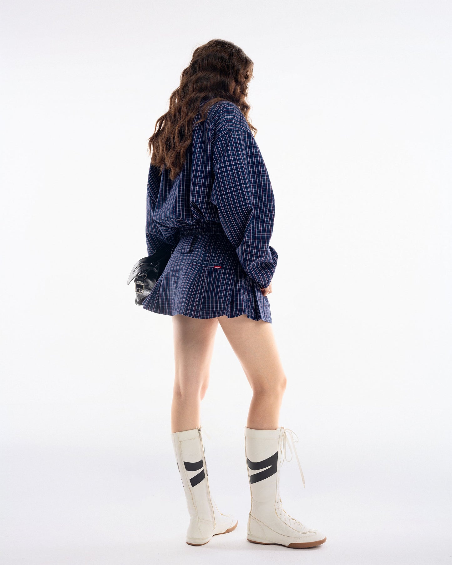 Push Push Gingham Mini Skirt