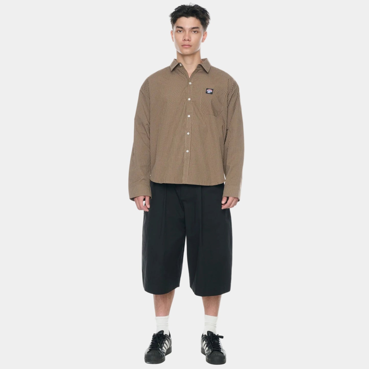 Push Push Gingham Oversize Shirt