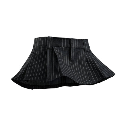 Push Push Pushie Striped Mini Skirt