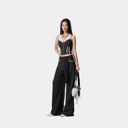 Cera Lace Straight Pants