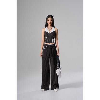 Cera Lace Straight Pants