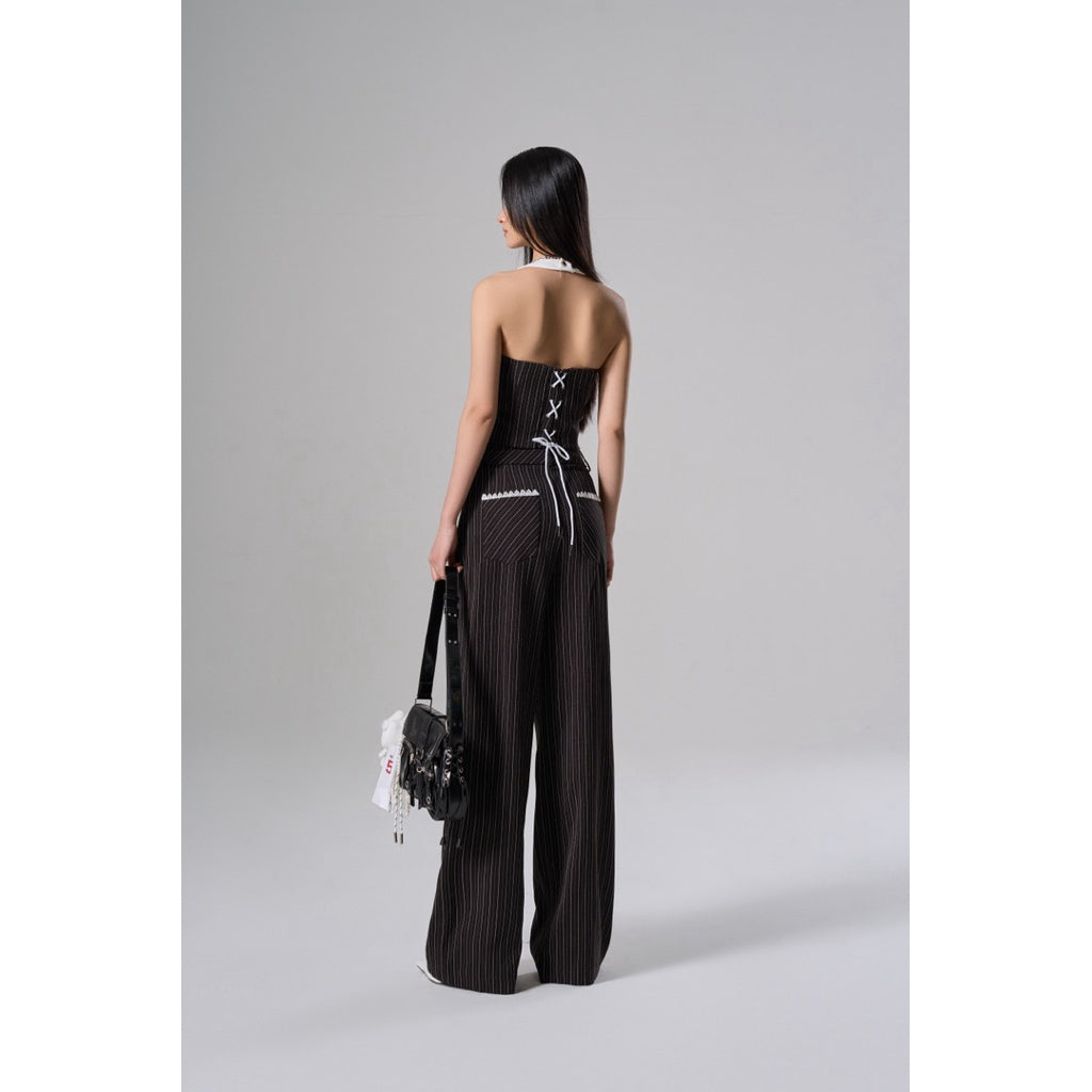Cera Lace Straight Pants