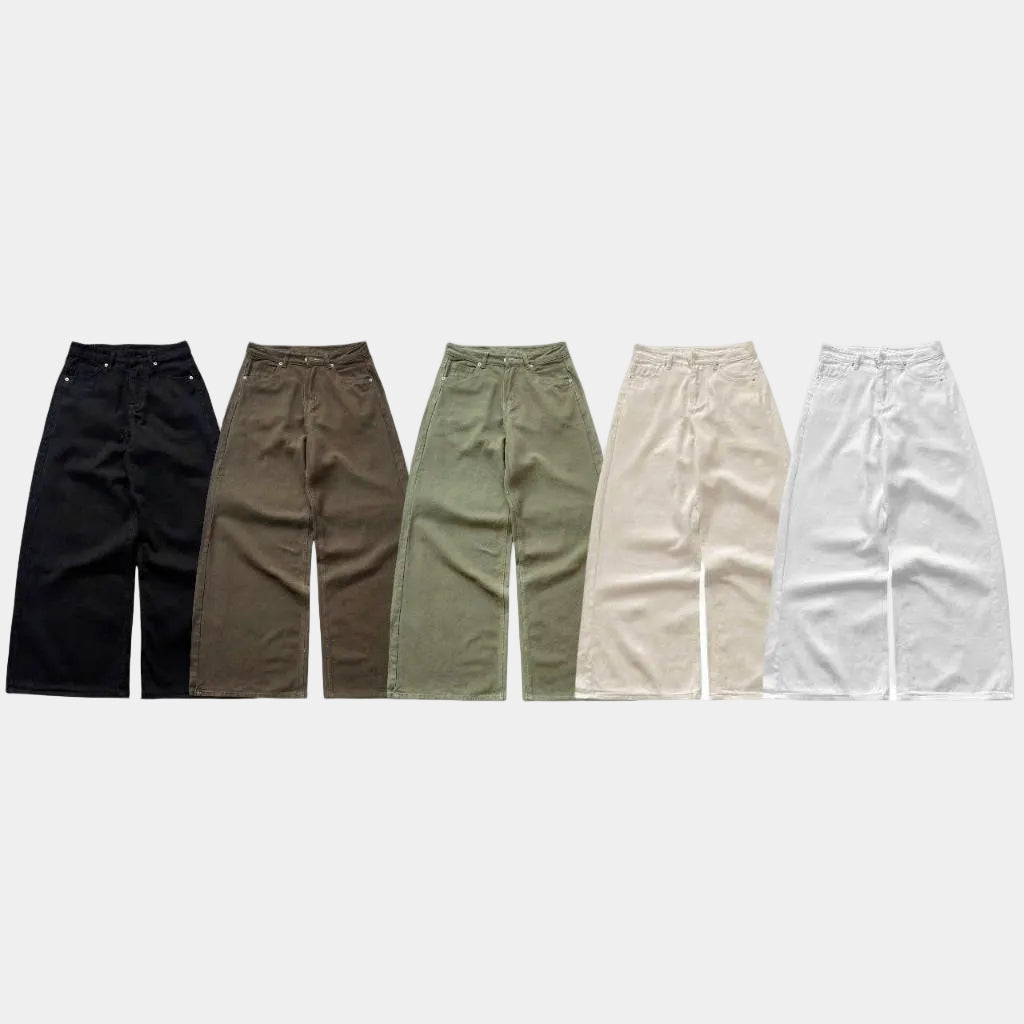WHOSE Ultra-Wide Leg Jeans