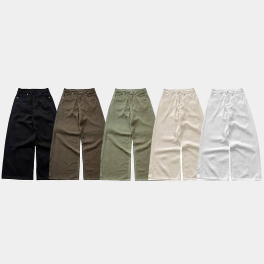 WHOSE Ultra-Wide Leg Jeans