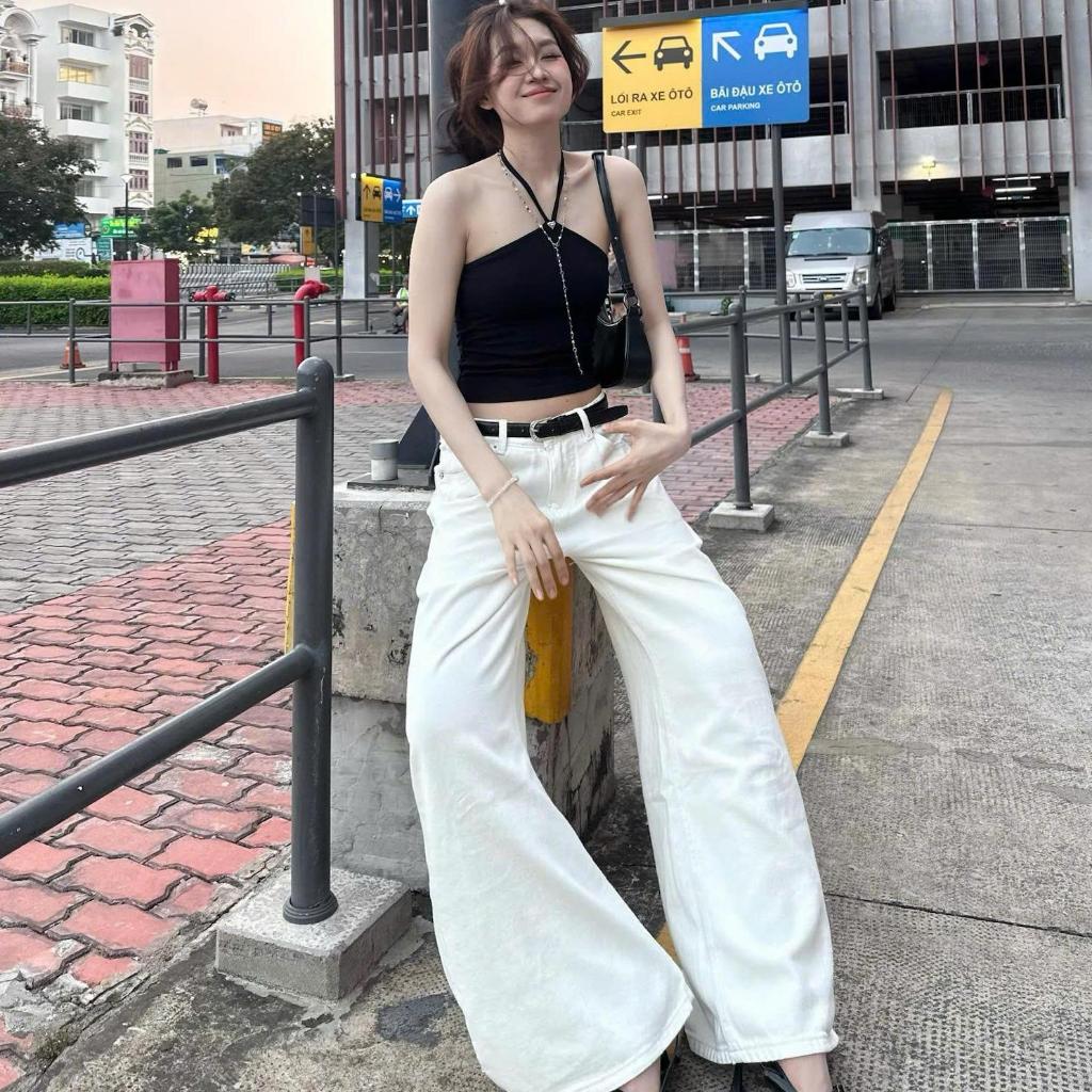 WHOSE Ultra-Wide Leg Jeans