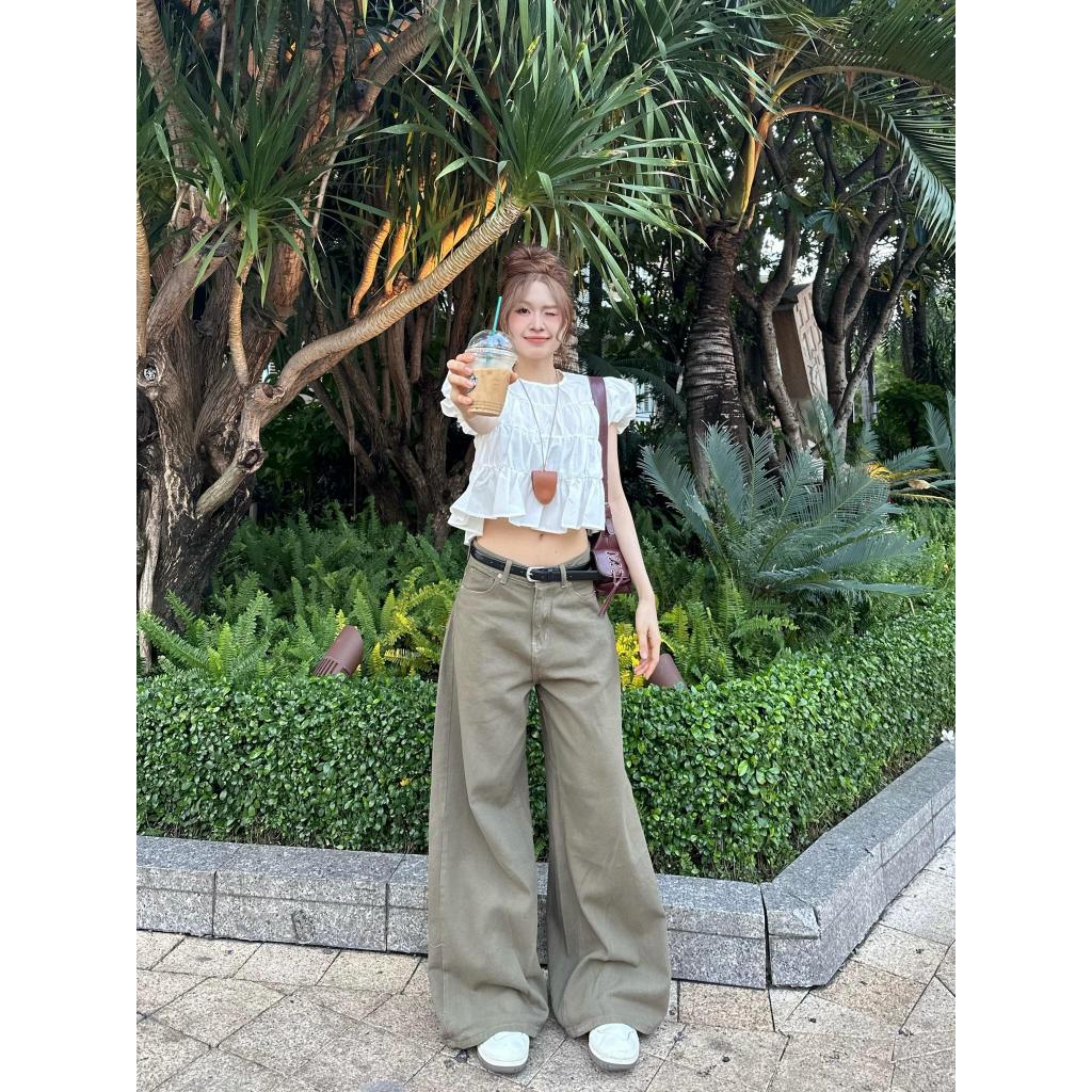 WHOSE Ultra-Wide Leg Jeans