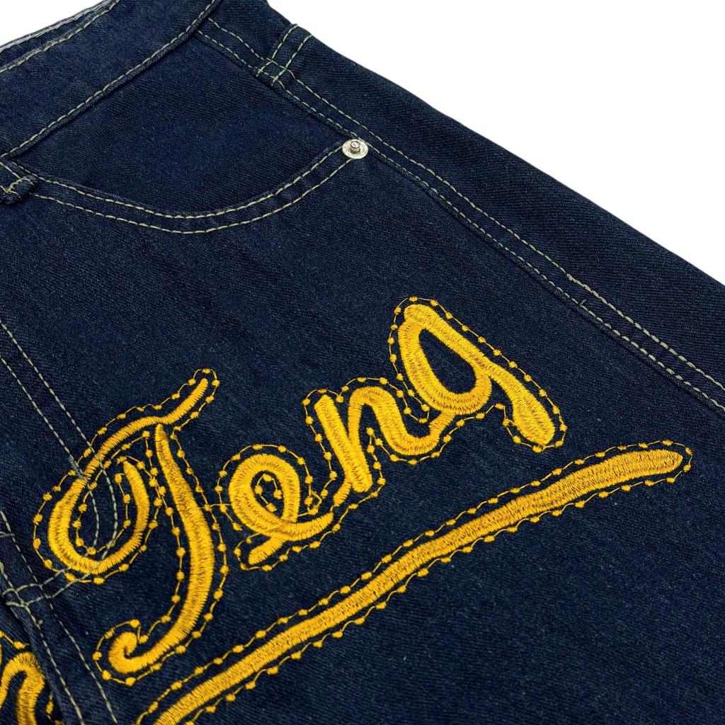 Whose Straight-leg Jeans With Embroidered Tie-dye