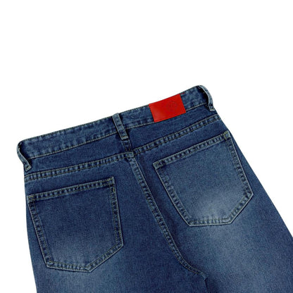 Whose Straight-leg Jeans With Embroidered Tie-dye