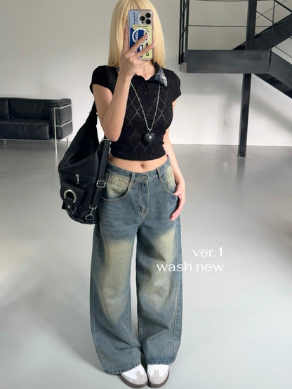 Calem Club Straight-leg Jeans Ver 1 - Denim
