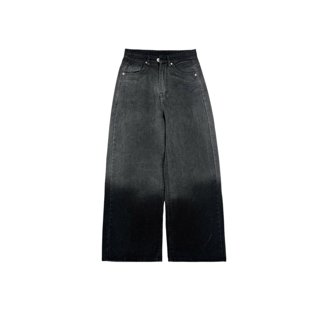 Whose Faded Wash Straight Leg Jeans