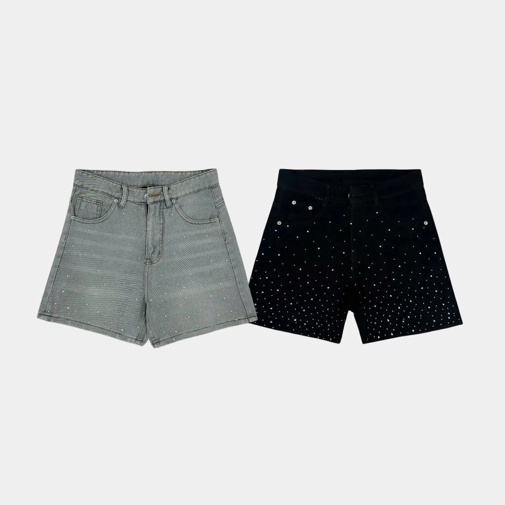 WHOSE Rhinestone Embellished Shorts
