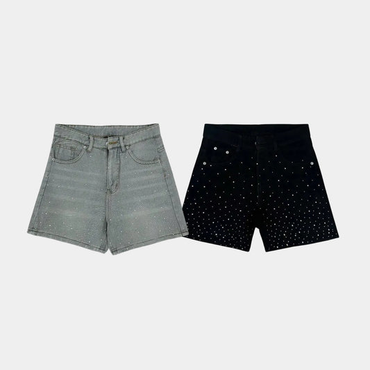 WHOSE Rhinestone Embellished Shorts