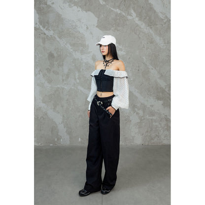 Cera Curved Kaki Pants