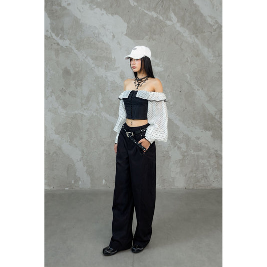 Cera Curved Kaki Pants