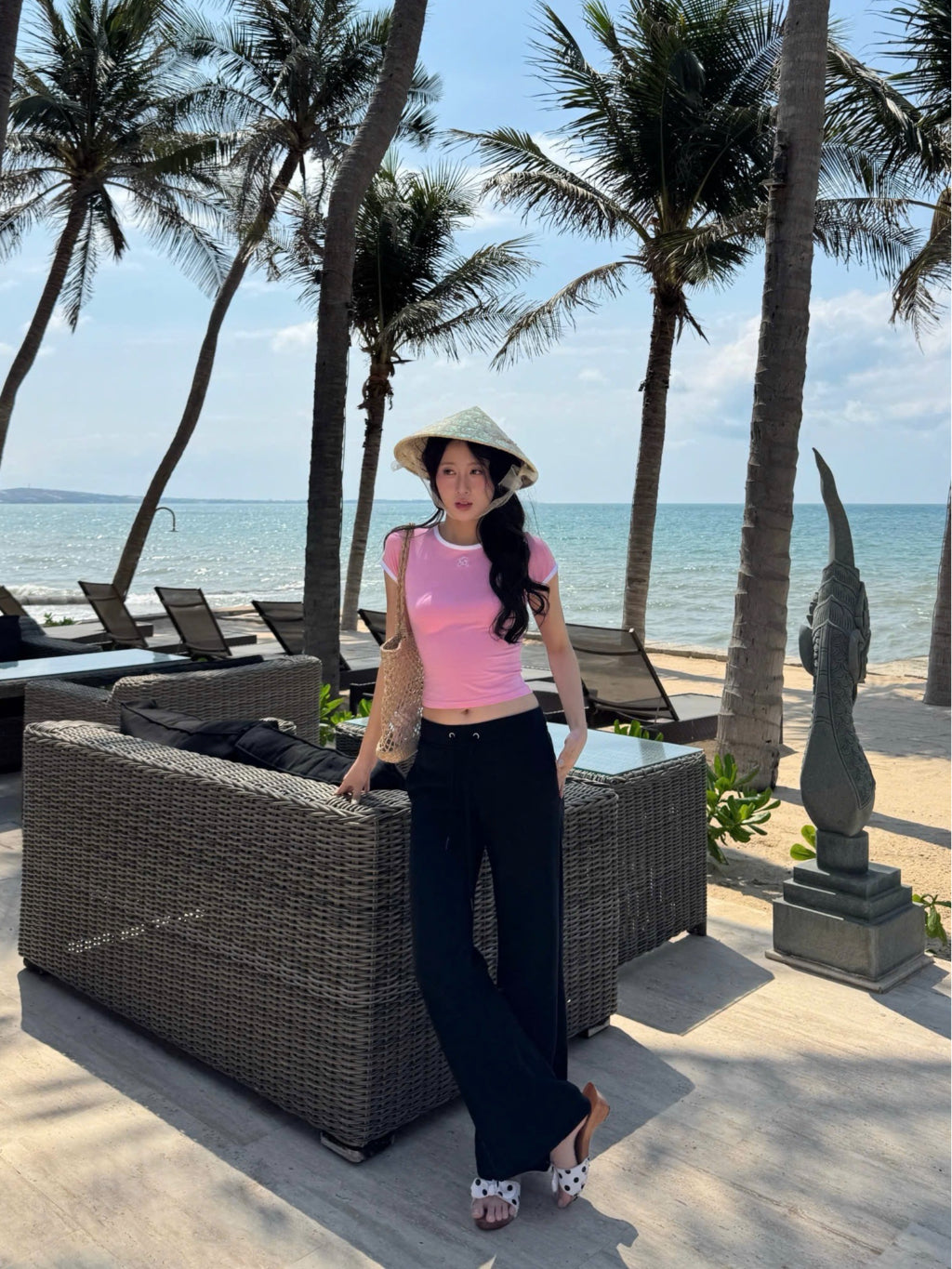 Calem Club Basic Flared Pants