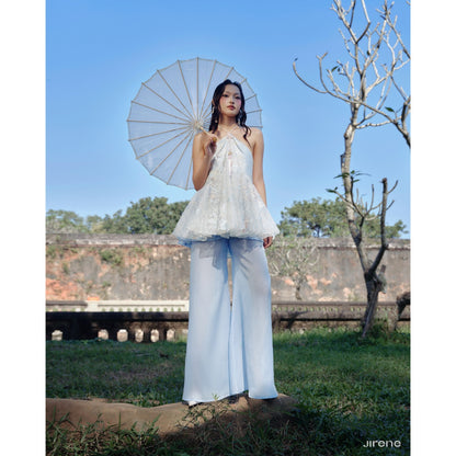 Jirene Studio Cotton Wide-leg Trousers